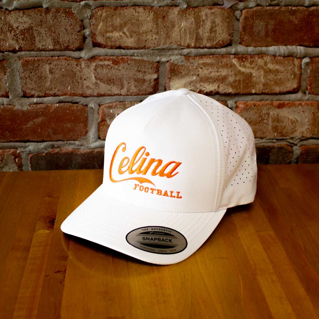 Celina Script Perforated Hat
